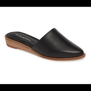 Kelsi Dagger Amory Black Leather Mules